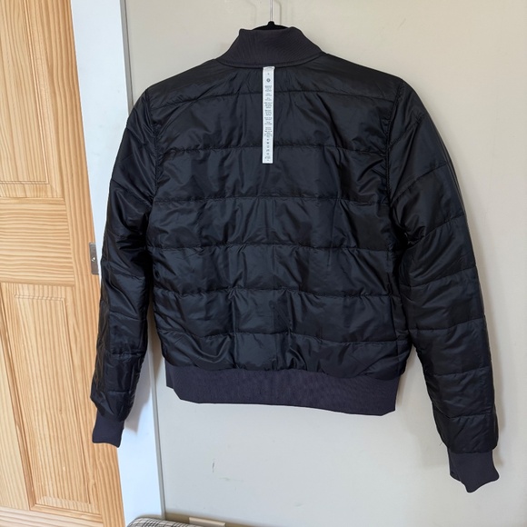Lululemon Non-Stop Reversible Bomber Jacket Black Size 6 - Picture 5 of 7